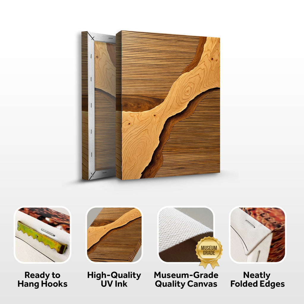 Wood Rift - Wall Art