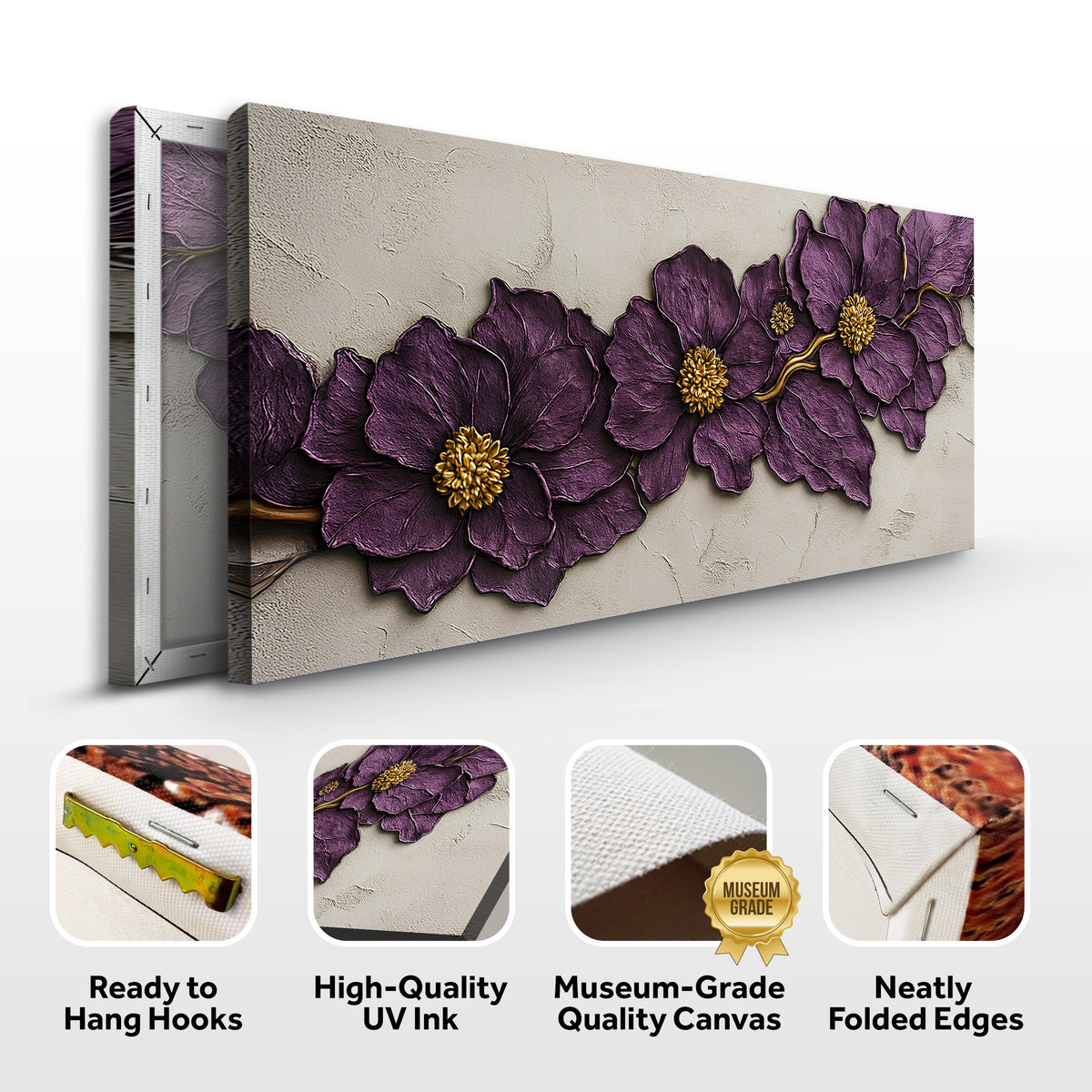 Purple Flower - Wall Art
