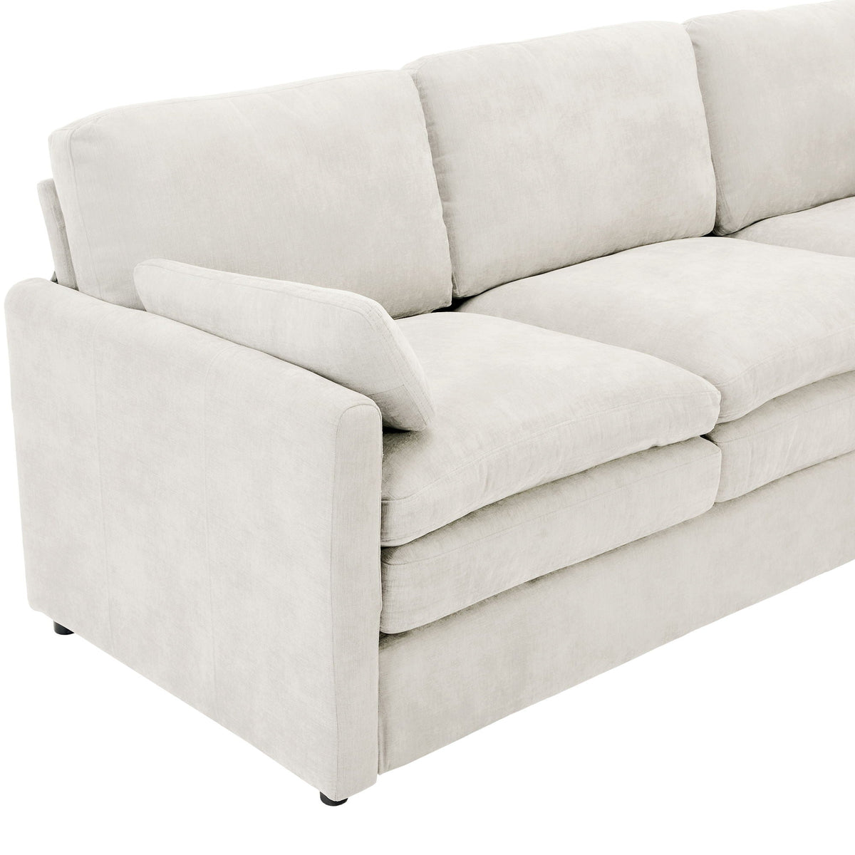 Cozy Upholstered Cushion Armchair