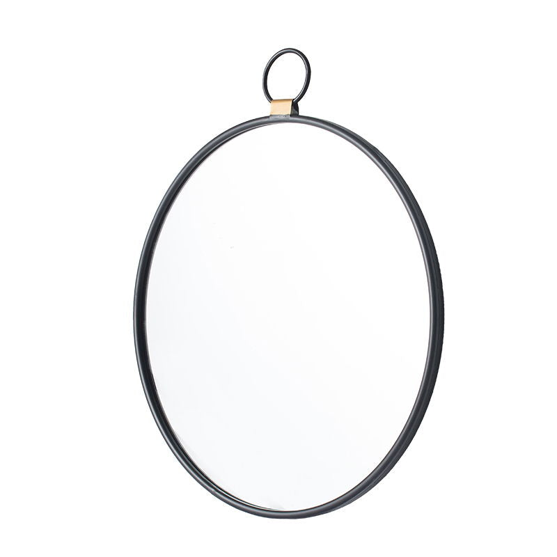Contemporary Minimalist Accent Mirror in Black