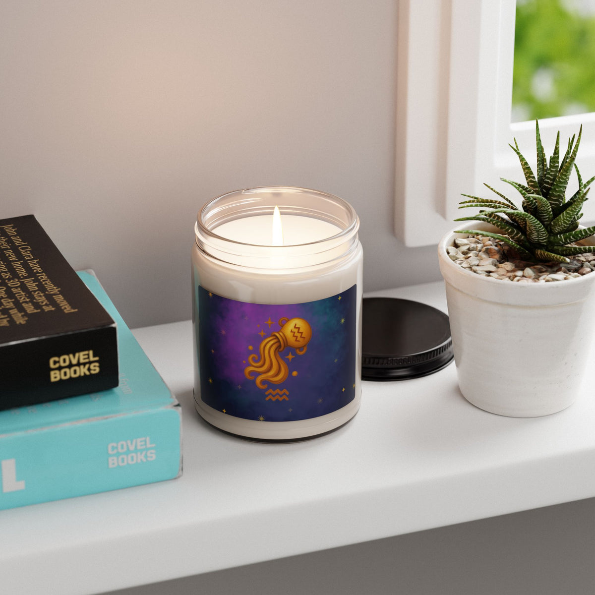 Aquarius Soy Candle – Independent & Inventive, 9 oz
