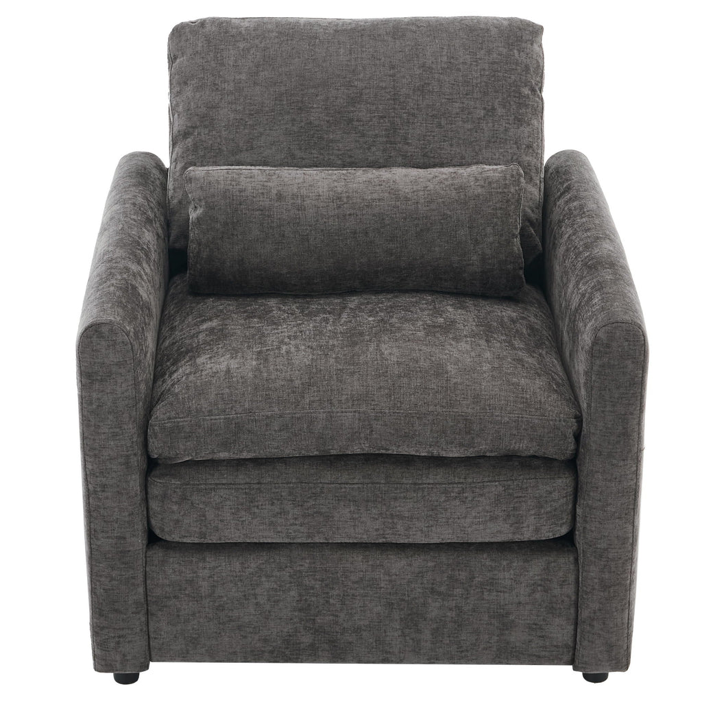 Cozy Upholstered Cushion Armchair