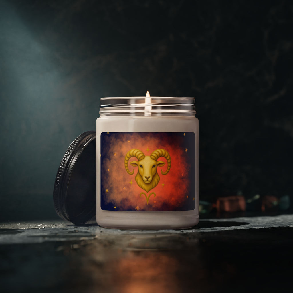 Aries Soy Candle – Bold & Active, 9 oz