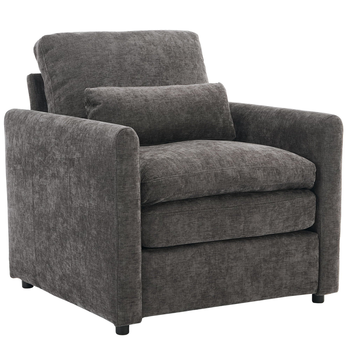 Cozy Upholstered Cushion Armchair