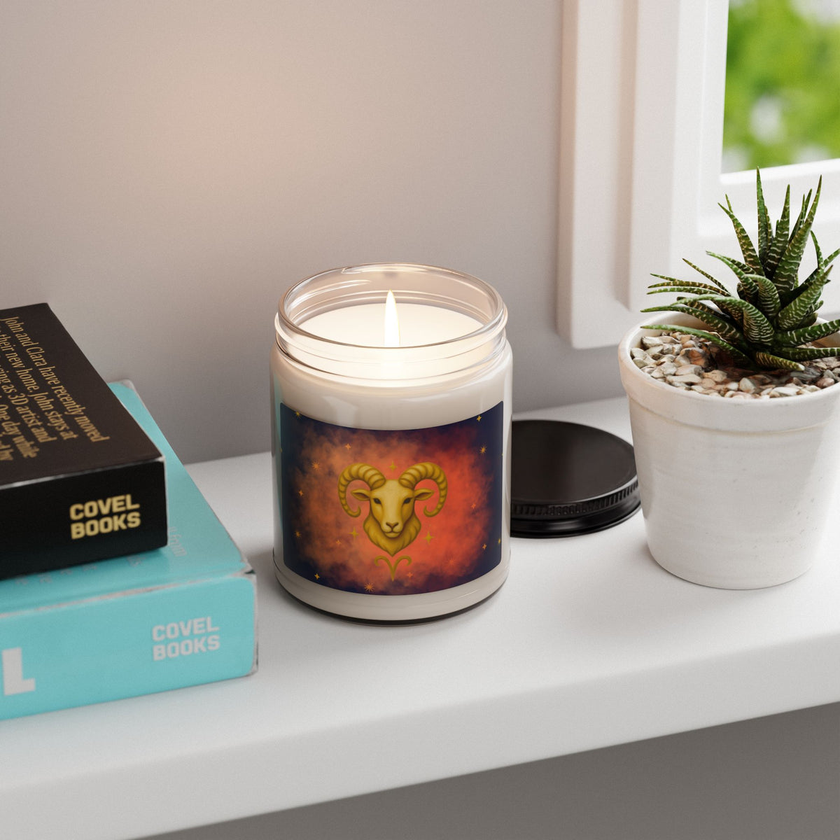 Aries Soy Candle – Bold & Active, 9 oz