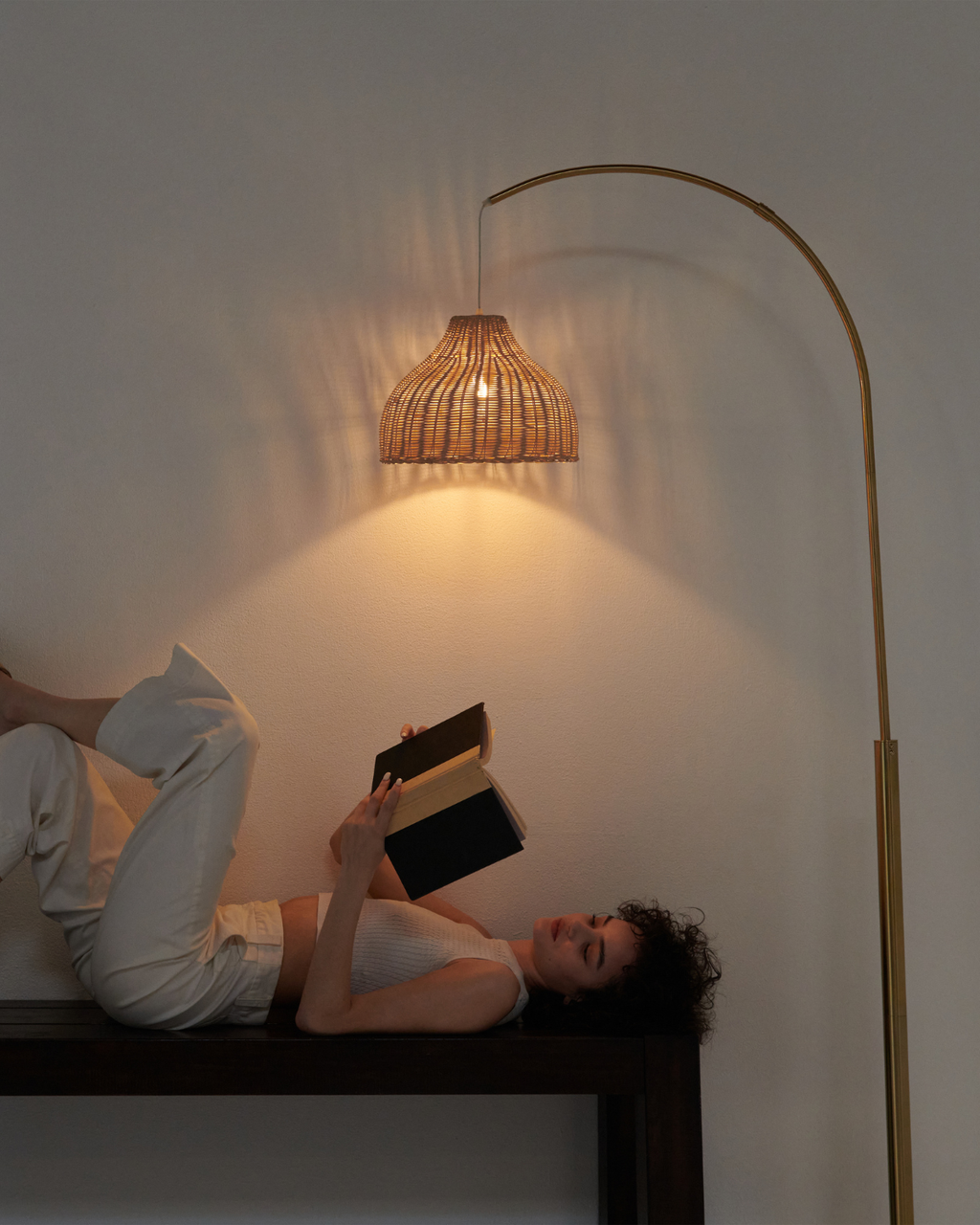 The Lark LED Floor Lamp-Touch Activated