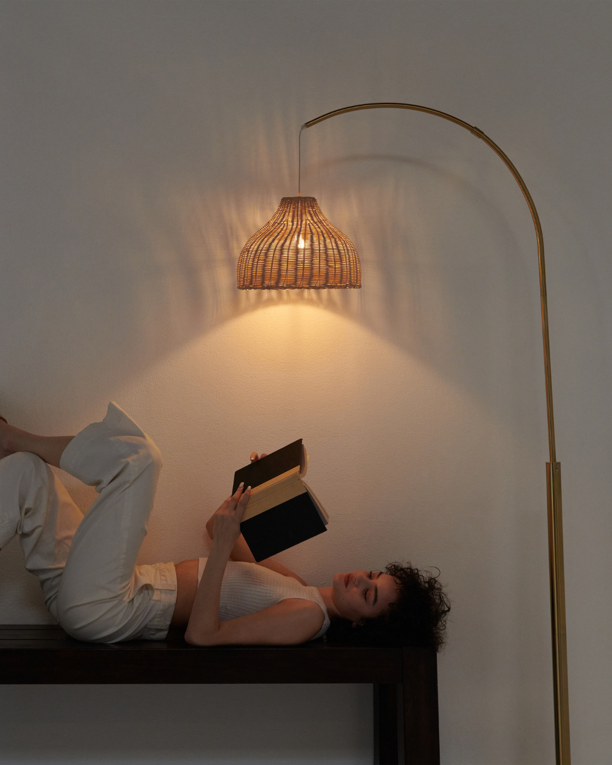 The Lark LED Floor Lamp-Touch Activated