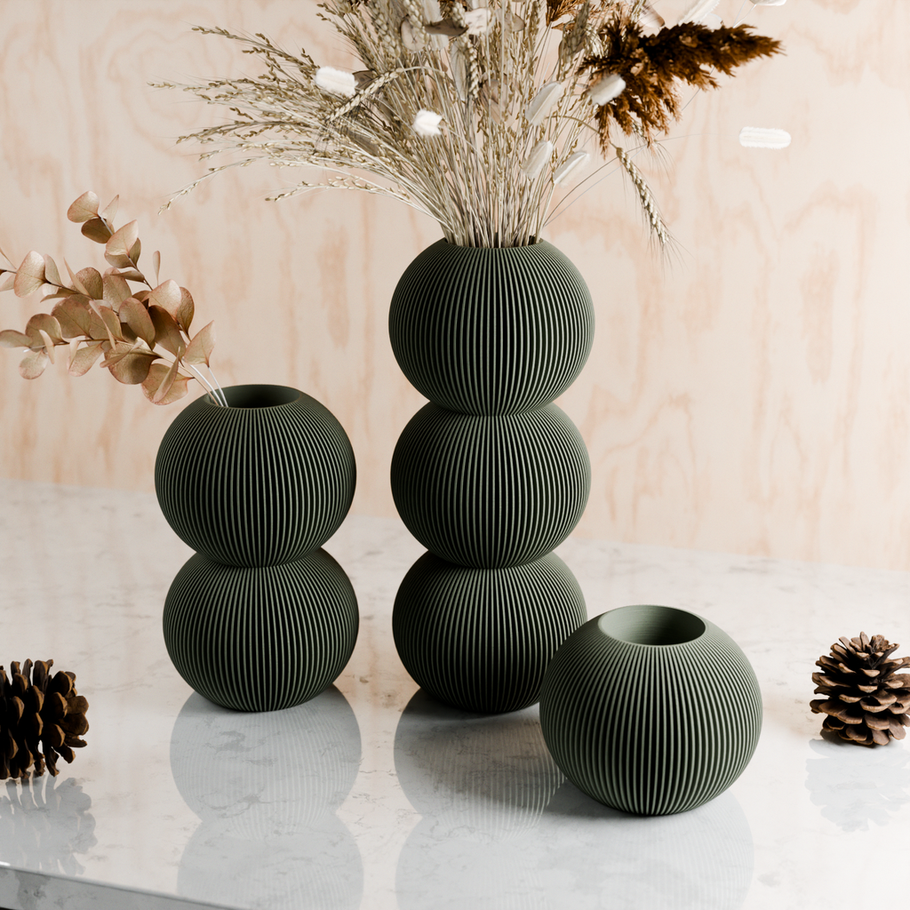 The Bubble Vase-Made with Plant-Based Materials