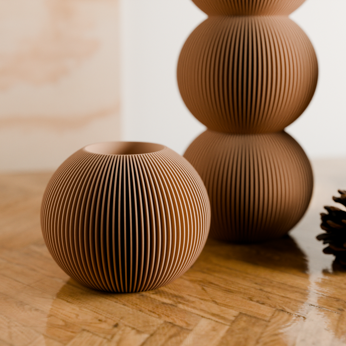 The Bubble Vase-Made with Plant-Based Materials