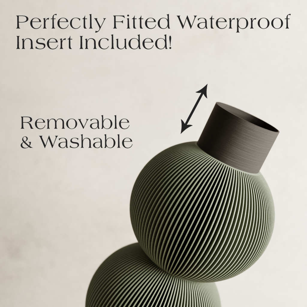 The Bubble Vase-Made with Plant-Based Materials