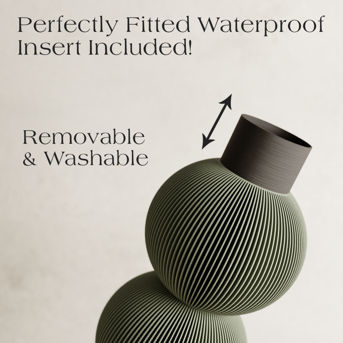 The Bubble Vase-Made with Plant-Based Materials