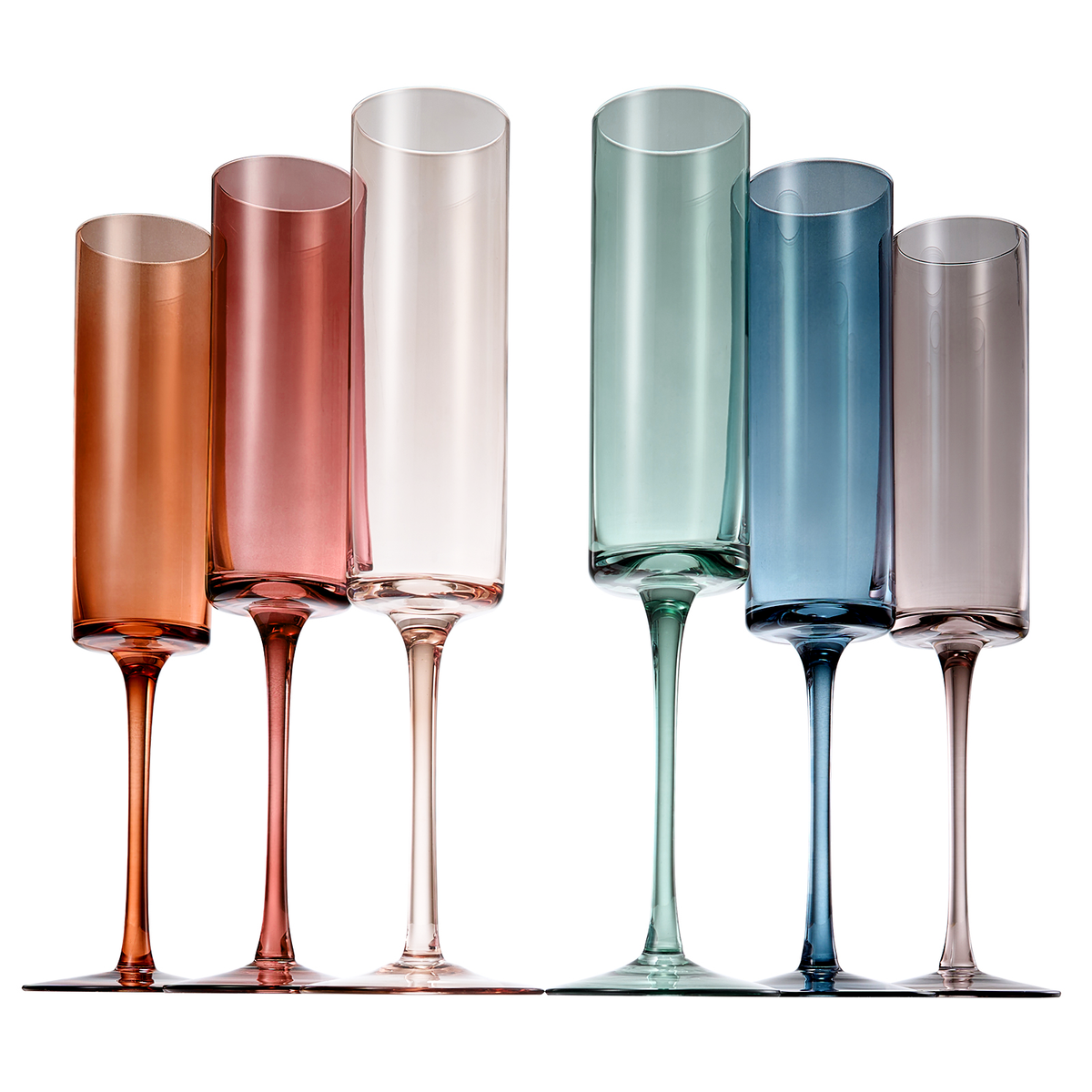 Tonal Champagne Flutes – Set of 6