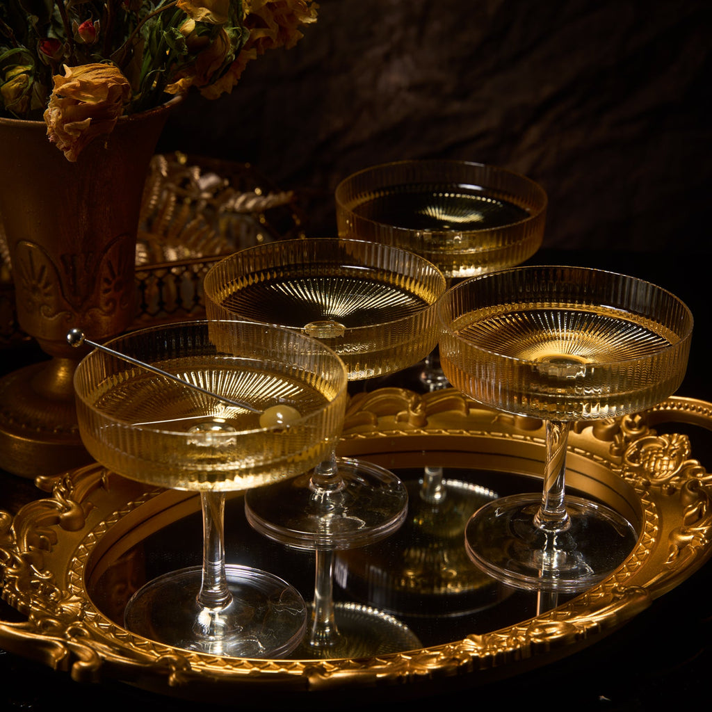 The Como Champagne Coupe Glasses – Set of 4