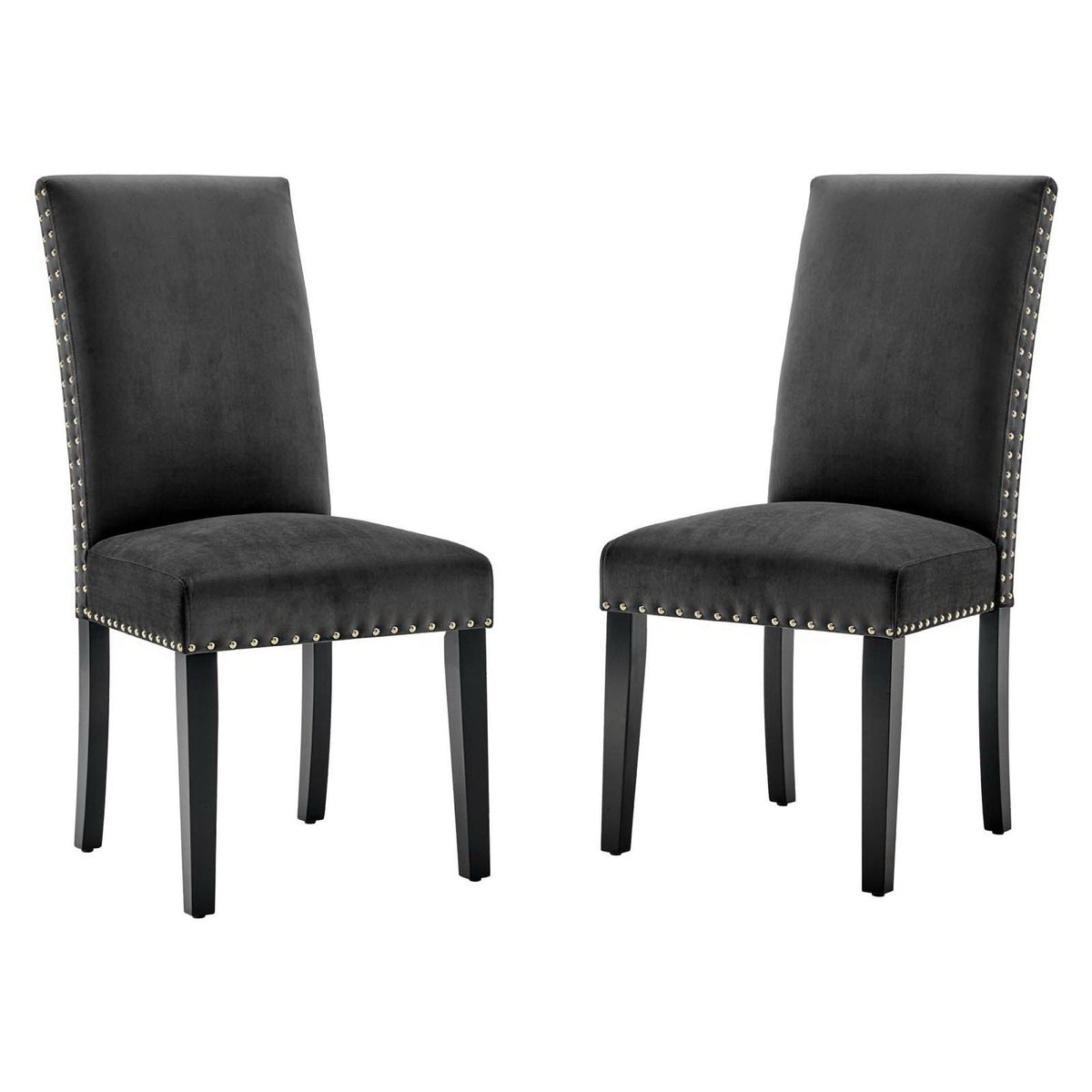 Velvet Dining Side Chairs Set of 2 by Modway