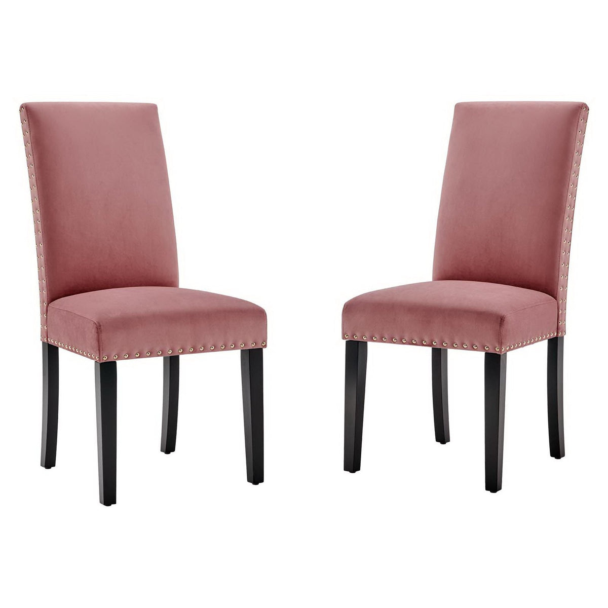 Velvet Dining Side Chairs Set of 2 by Modway