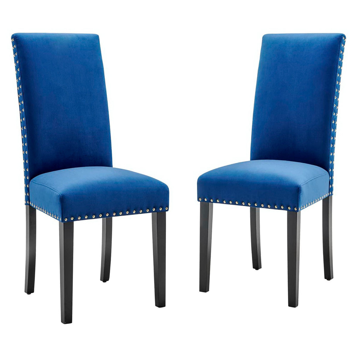Velvet Dining Side Chairs Set of 2 by Modway