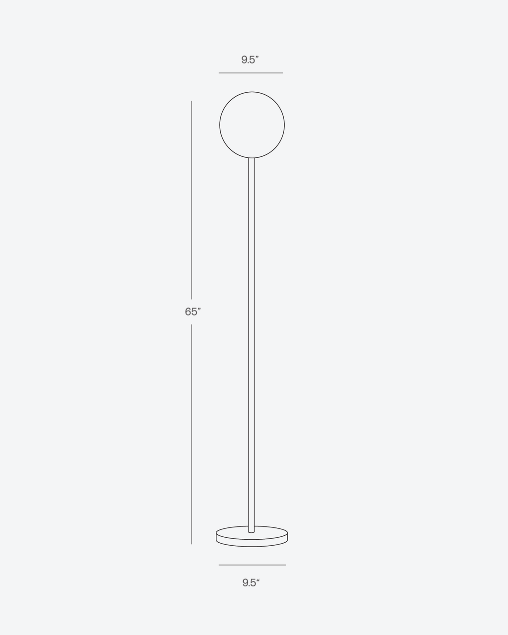 The Luna LED Floor Lamp-Smart Home Compatible