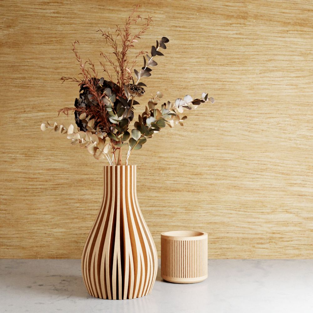 The Willow Vase-Made with Plant-Based Materials