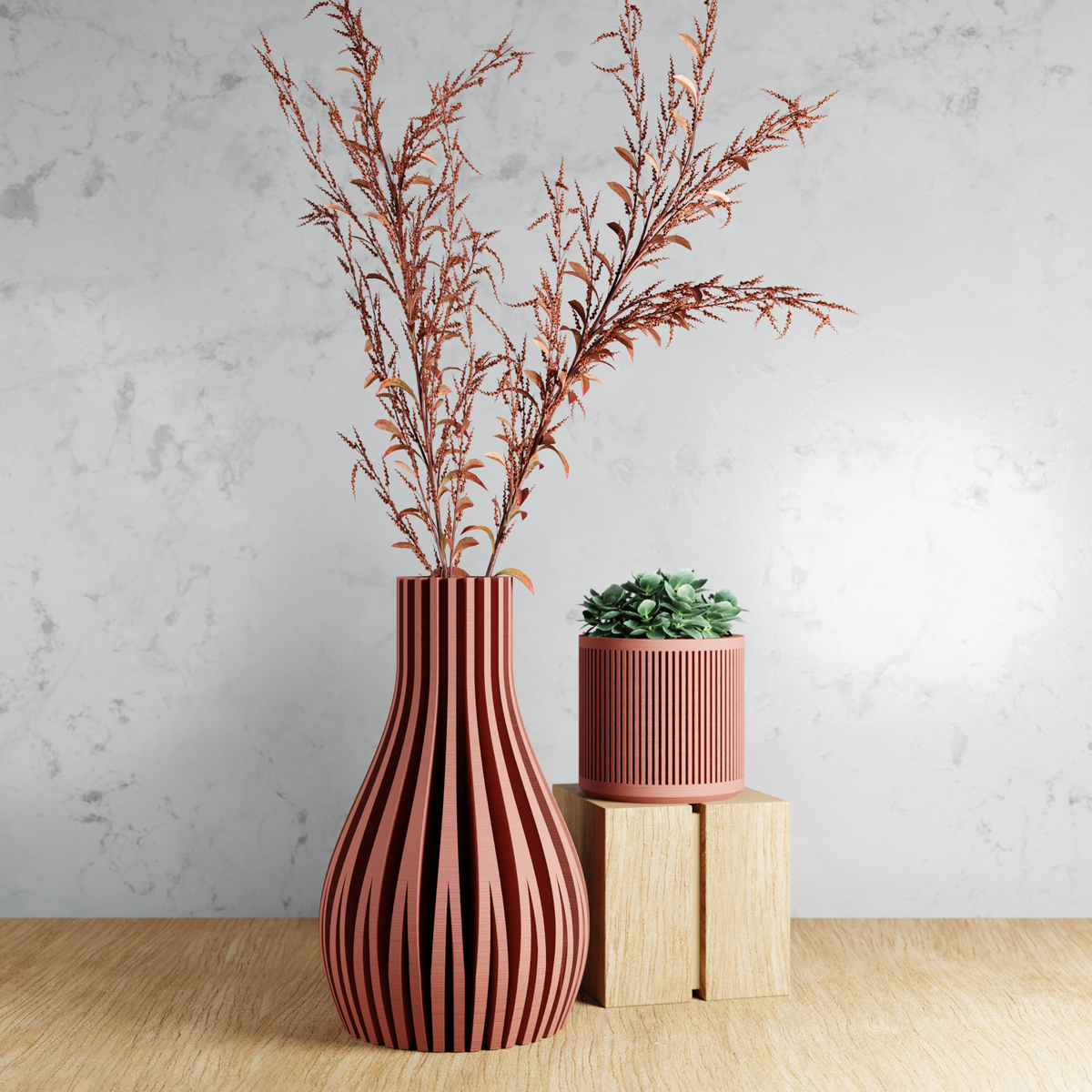 The Willow Vase-Made with Plant-Based Materials