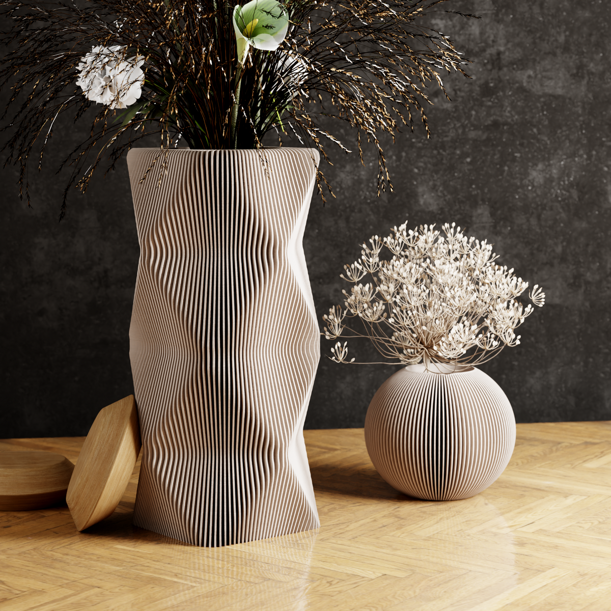 The Mountain Vase-Made with Plant-Based Materials