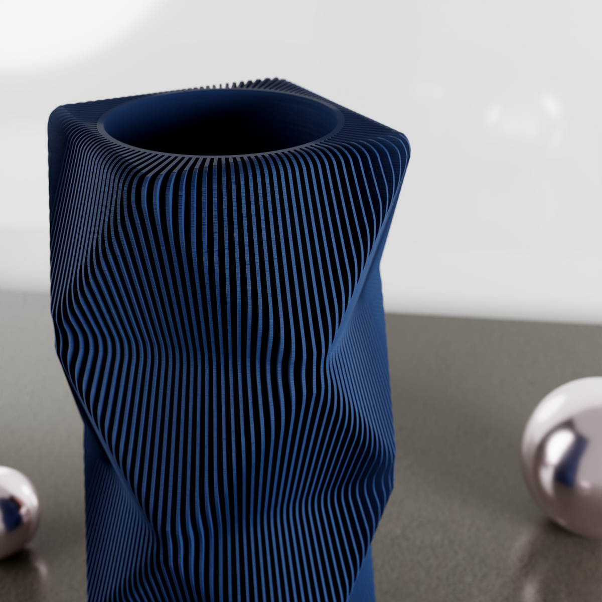 The Mountain Vase-Made with Plant-Based Materials