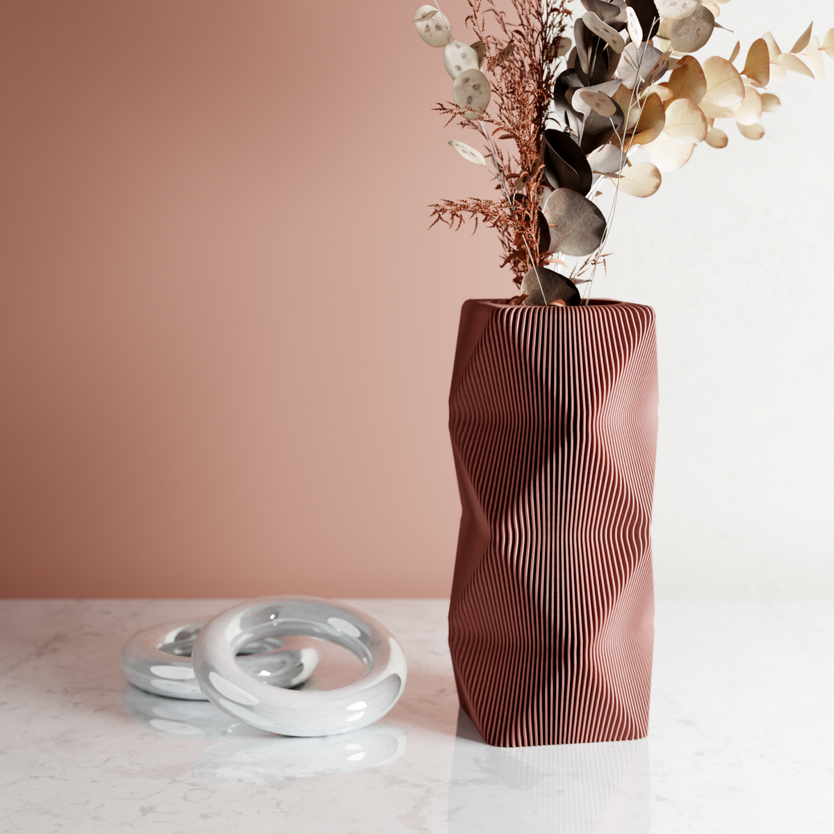 The Mountain Vase-Made with Plant-Based Materials