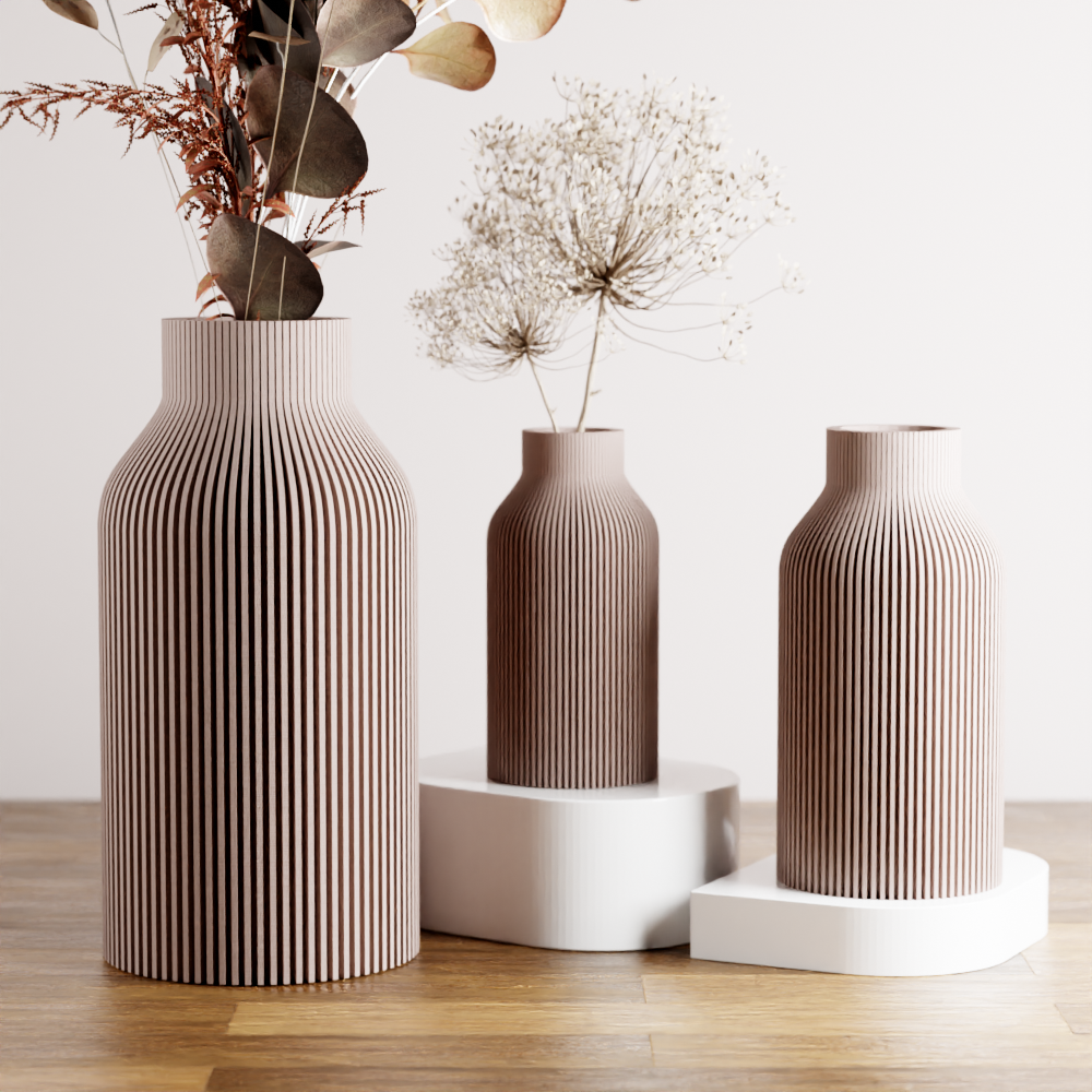 The Bottle Decorative Vase-Made with Eco-Friendly Materials