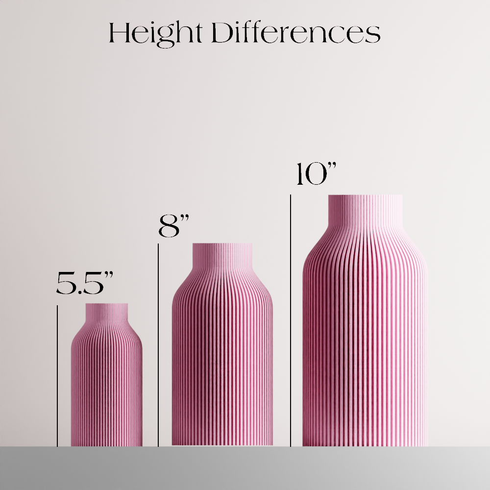 The Bottle Decorative Vase-Made with Eco-Friendly Materials