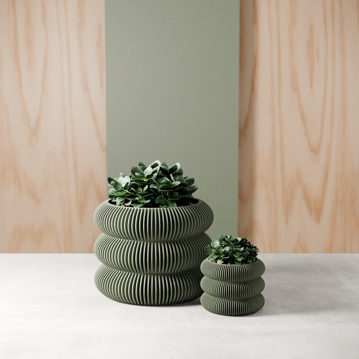 The Triple Bubbles Planter-Made with Plant-Based Materials