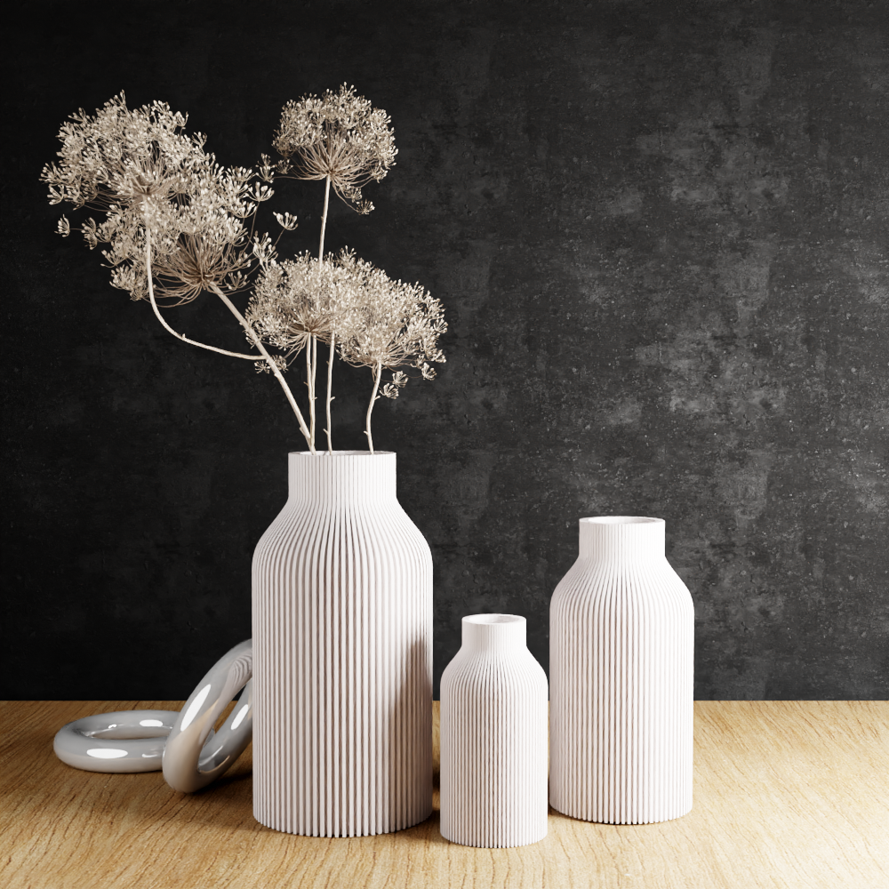 The Bottle Decorative Vase-Made with Eco-Friendly Materials