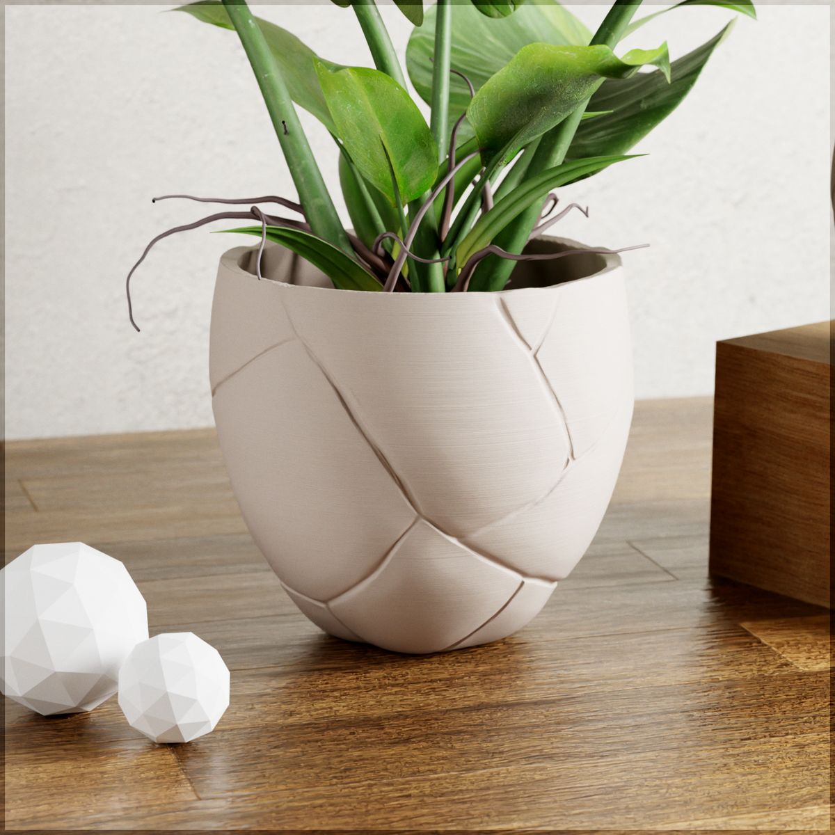 The Quake Planter-Made with Plant-Based Materials