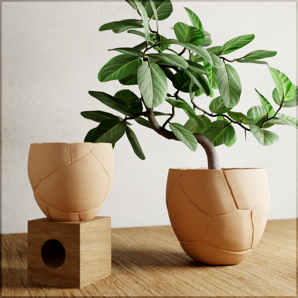 The Quake Planter-Made with Plant-Based Materials