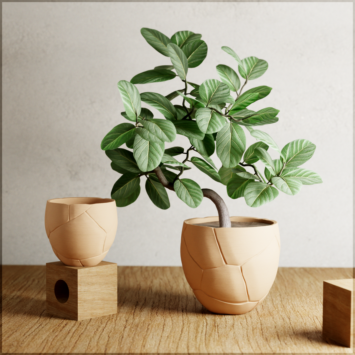 The Quake Planter-Made with Plant-Based Materials