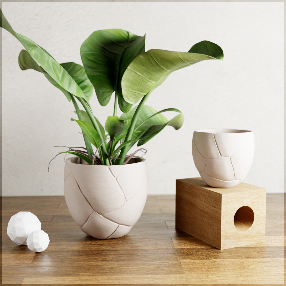 The Quake Planter-Made with Plant-Based Materials
