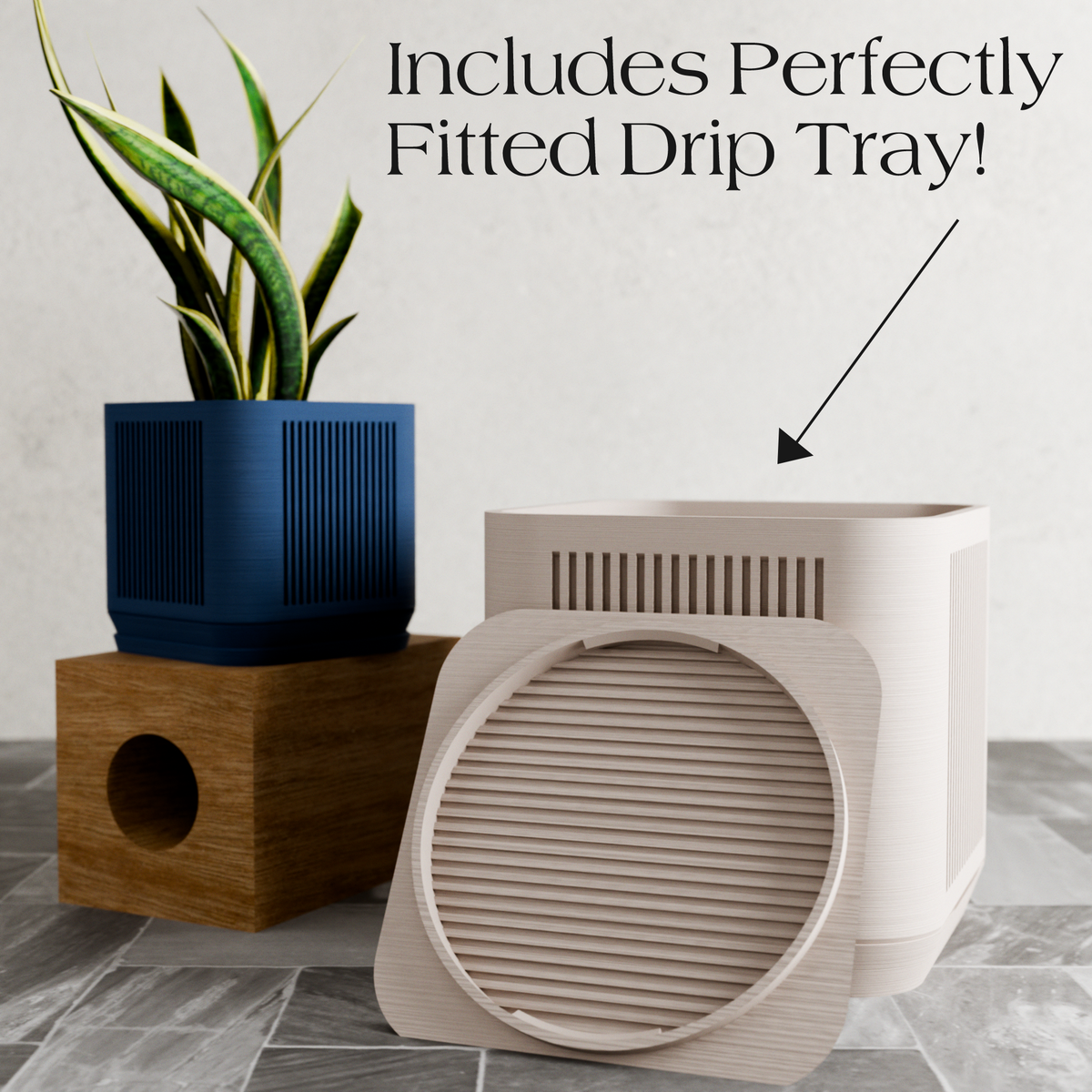 The Stack Planter-Made with Plant-Based Materials