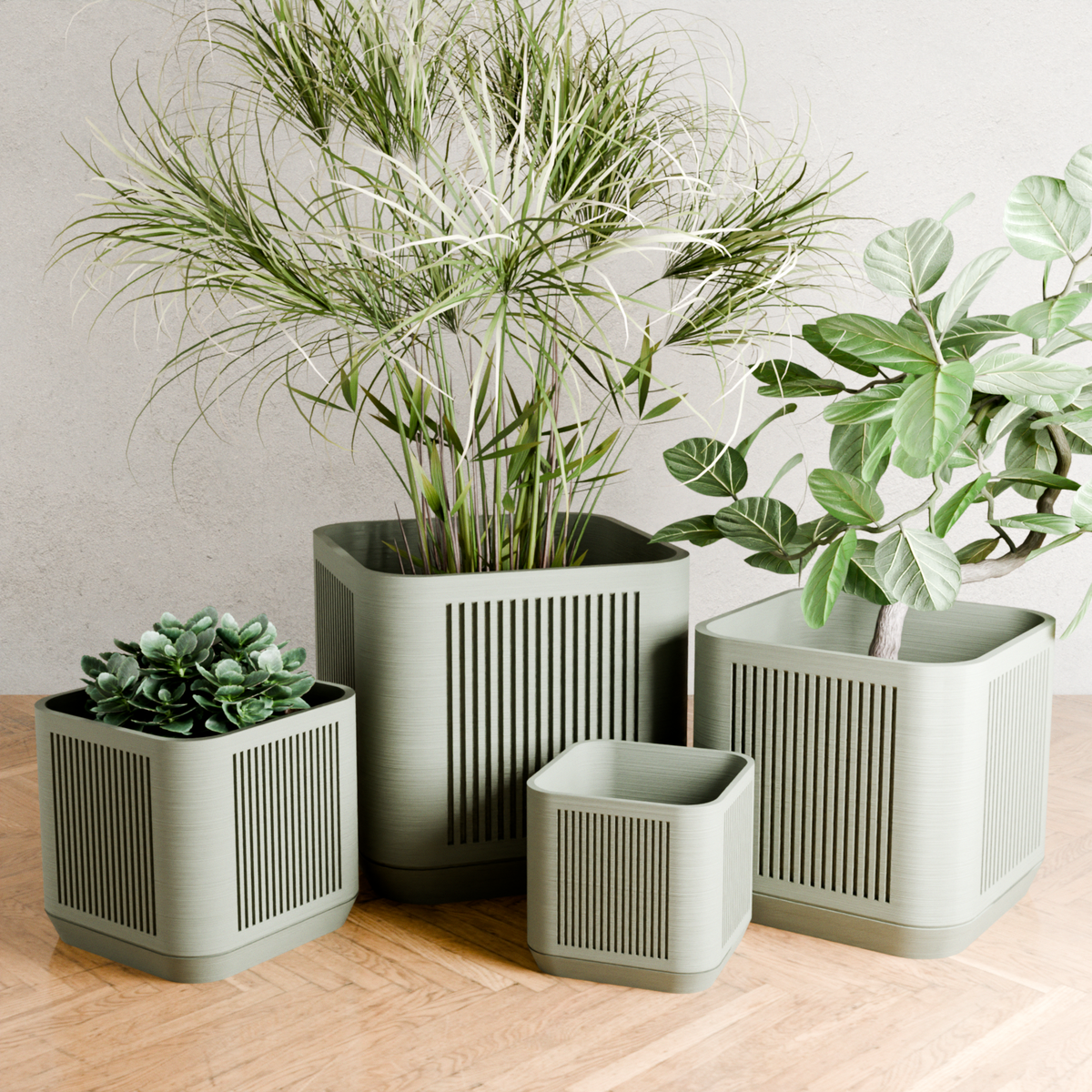 The Stack Planter-Made with Plant-Based Materials