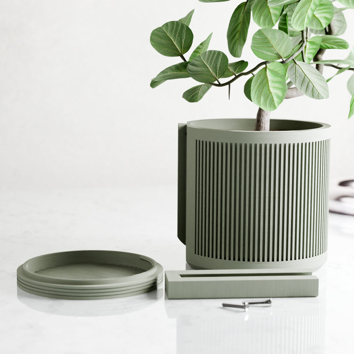 The Stream Wall Planter-Made with Plant-Based Materials