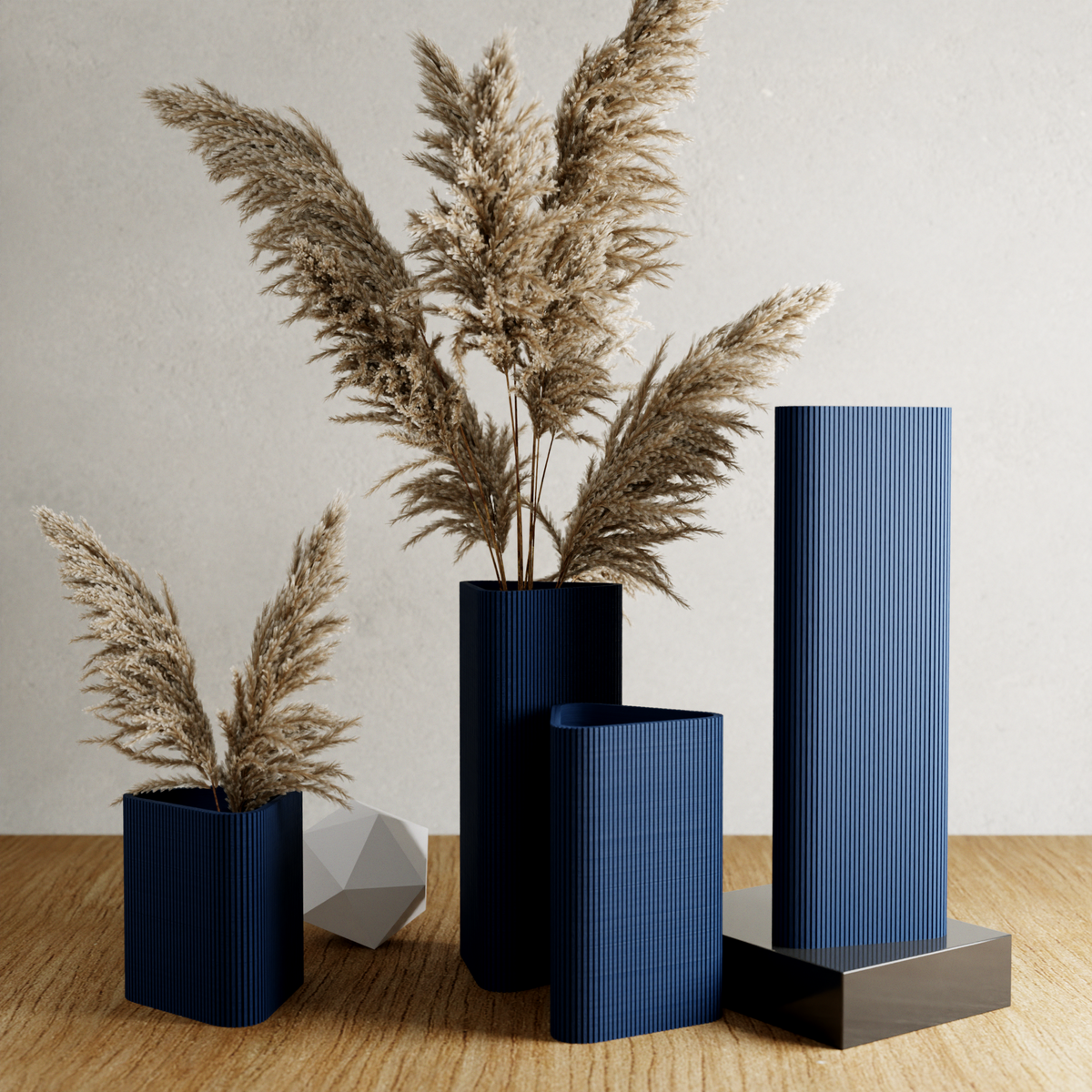 The Triangle Vase-Made with Plant-Based Materials