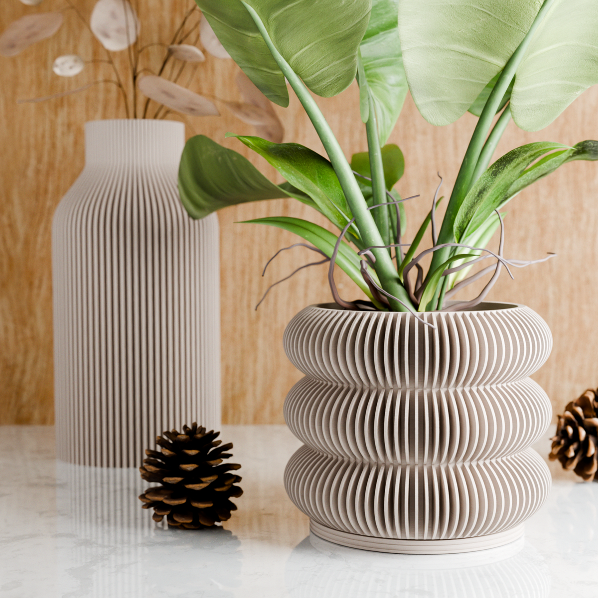 The Triple Bubbles Planter-Made with Plant-Based Materials