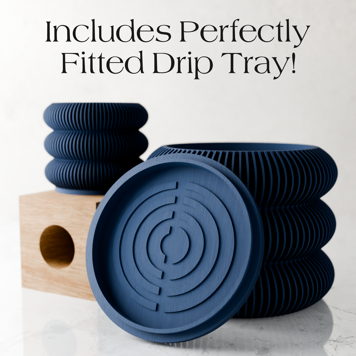 The Triple Bubbles Planter-Made with Plant-Based Materials