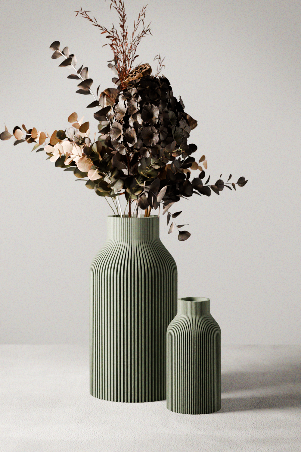The Bottle Decorative Vase-Made with Eco-Friendly Materials