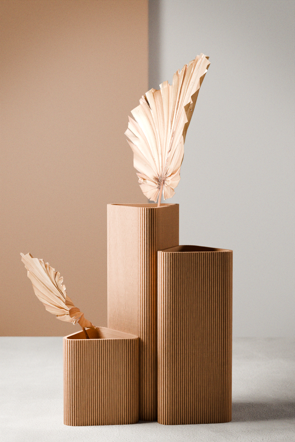 The Triangle Vase-Made with Plant-Based Materials
