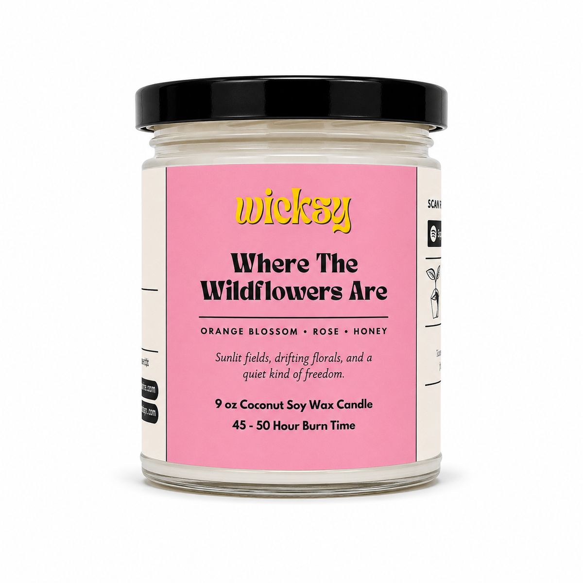Wicksy Wildflower Soy Candle – A Little Magic in Every Jar