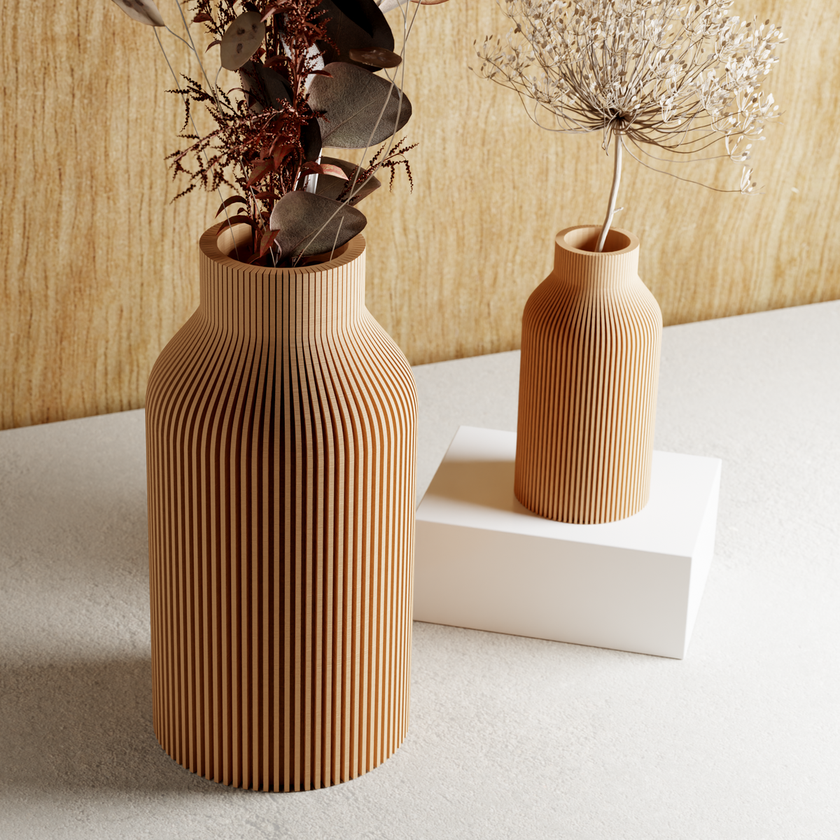The Bottle Decorative Vase-Made with Eco-Friendly Materials