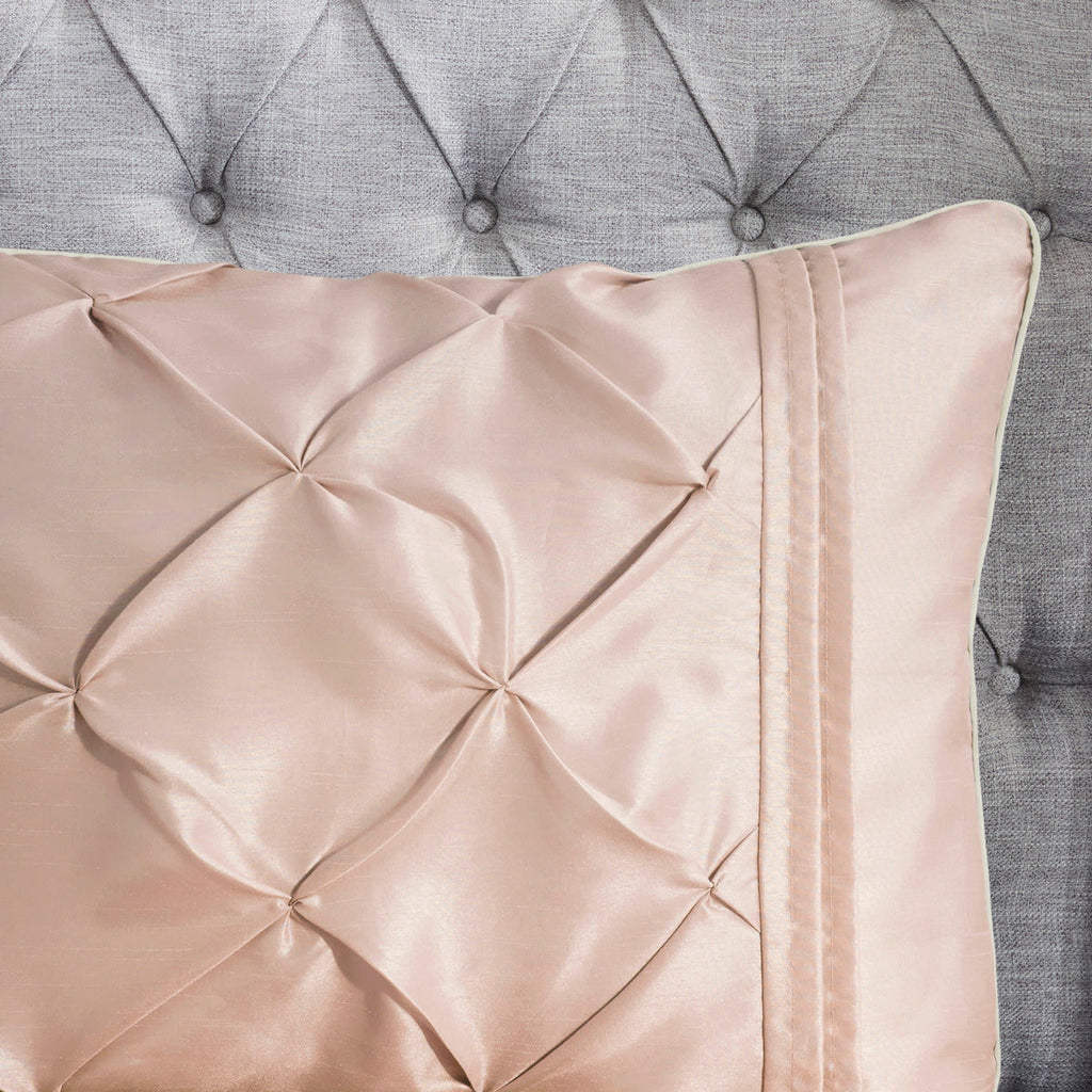 Blush 7 Piece Tufted Full Comforter Set