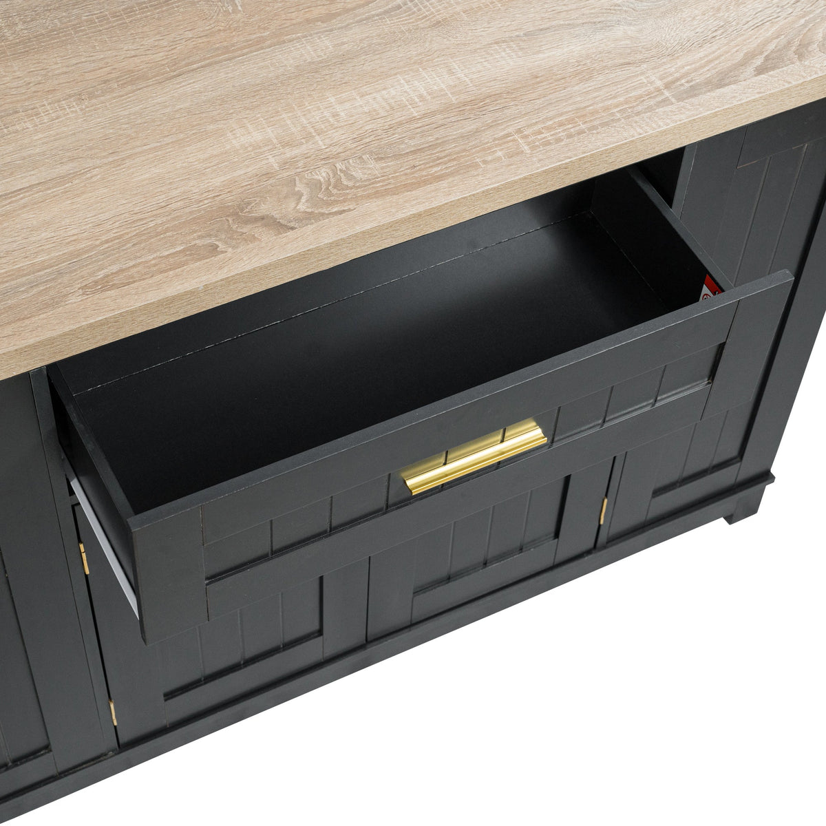 52" Kitchen Island with Cabinets