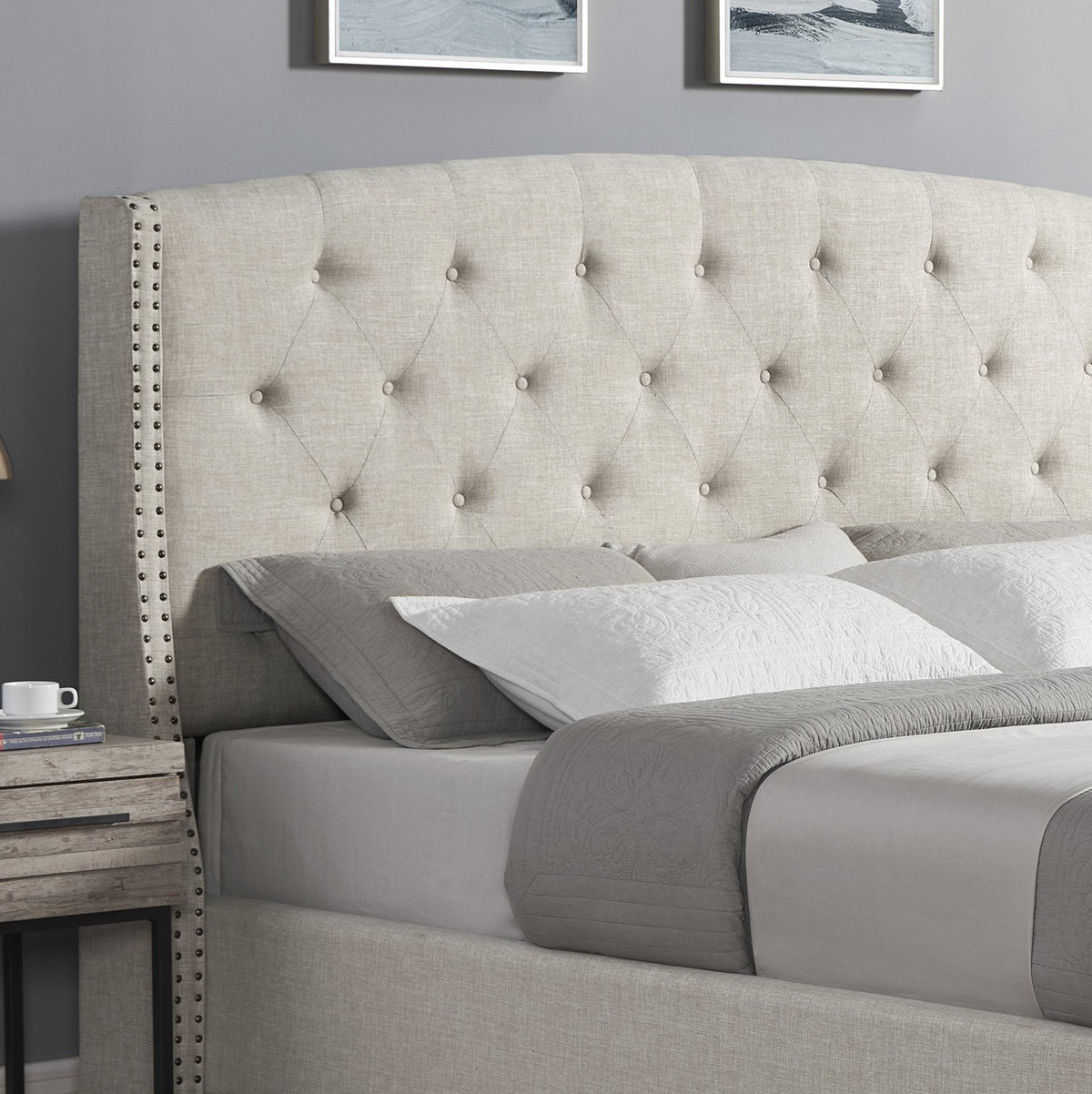 The Astral 3-Piece Upholstered Bedroom Set- Queen Bed