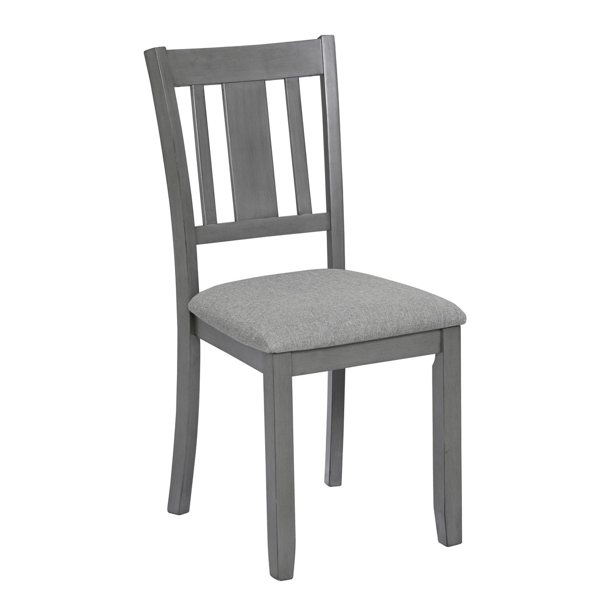 6 Piece Wood Dining Table with 4 Upholstered Chairs And A Bench