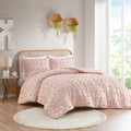 Full/Queen Clip Jacquard Comforter Set