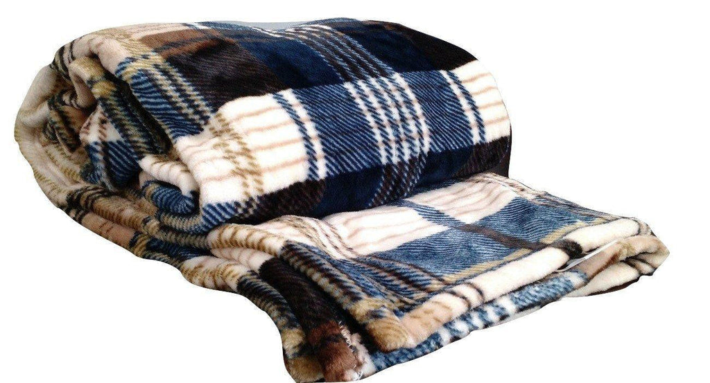 Tache Winter Cabin Flannel Throw Blanket